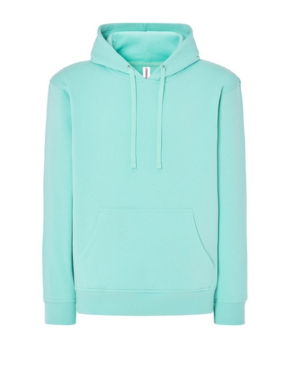 Bluza Z Kapturem Bawelniana Poliestrowa JHK420N - Mint Green