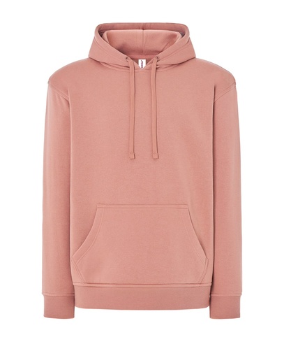 Bluza Z Kapturem Bawelniana Poliestrowa JHK420N - Pink Vintage