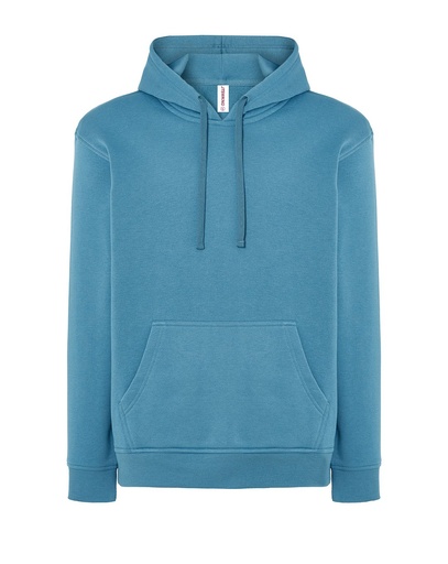 Bluza Z Kapturem Bawelniana Poliestrowa JHK420N - Petrol Blue