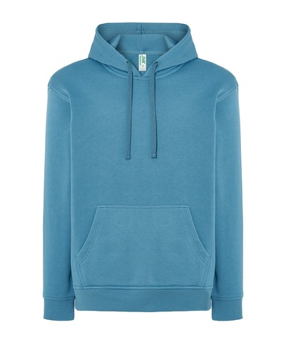 Bluza z Kapturem Bawełniana SWKNG 320 - Petrol Blue