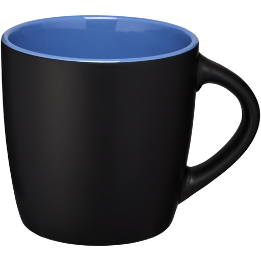 Kubek ceramiczny Riviera 100476 - Czarno-niebieski