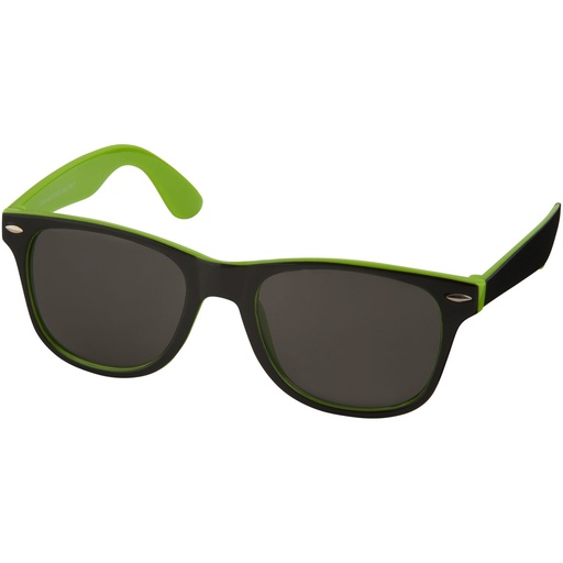 Okulary przeciwsłoneczne Sun Ray z dwoma kolorowymi wstawkami 100500 - Limonkowo-czarny