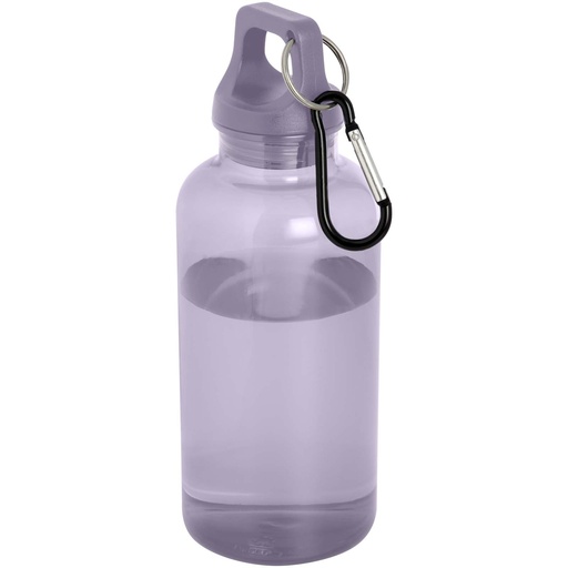 Oregon butelka na wodę o pojemności 400 ml z karabińczykiem wykonana z tworzyw sztucznych pochodzących z recyklingu z certyfi 100778 - Liliowy