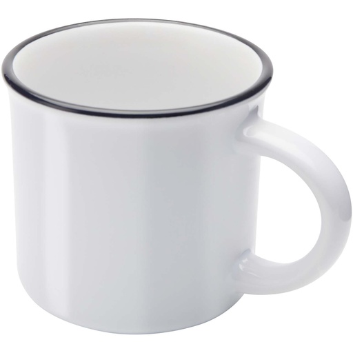Bari kubek ceramiczny o pojemności 240 ml z błyszczącym wykończeniem 100844 - Biały