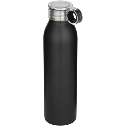 Sedona butelka na wodę o pojemności 650 ml wykonana ze stali nierdzewnej i posiadająca certyfikat RCS 100869 - Czarny