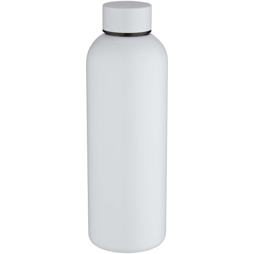 Spring jednościenna butelka na wodę o pojemności 750 ml wykonana ze stali nierdzewnej z recyklingu z certyfikatem RCS 100920 - Biały