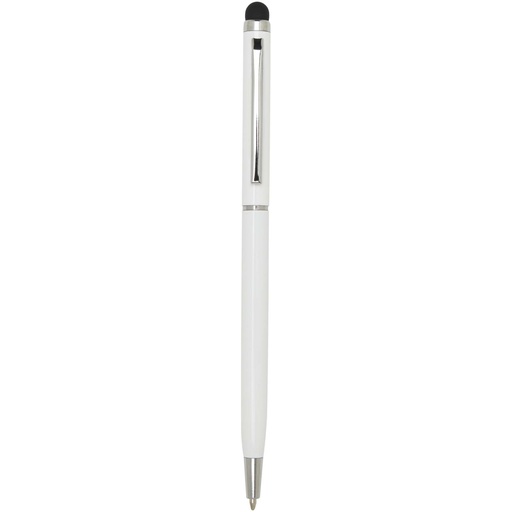 Ore aluminium ballpoint pen with stylus (blue ink) 106256 - Biały