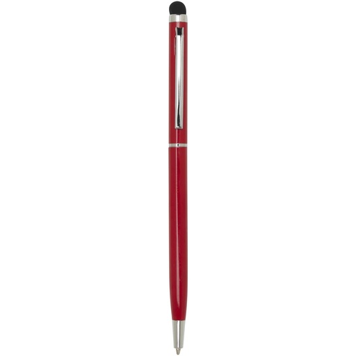 Ore aluminium ballpoint pen with stylus (blue ink) 106256 - Czerwony