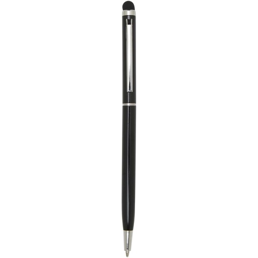Ore aluminium ballpoint pen with stylus (blue ink) 106256 - Czarny