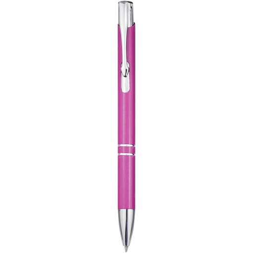 Moneta długopis z aluminium z recyklingu 107822 - Magenta