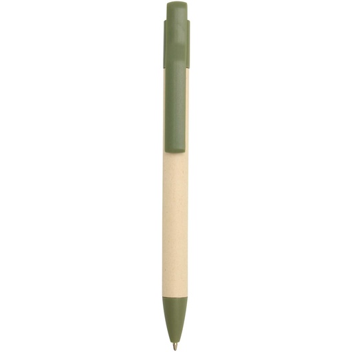 Liliana długopis z papieru trzcinowego (niebieski tusz) 107983 - Melanż zielony