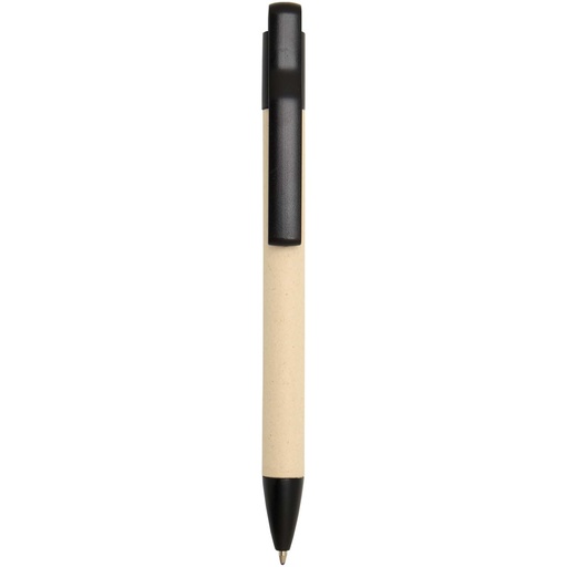 Liliana długopis z papieru trzcinowego (niebieski tusz) 107983 - Czarny