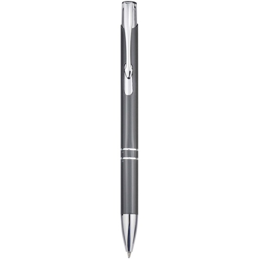 Moneta długopis z aluminium z recyklingu 107984 - Szary