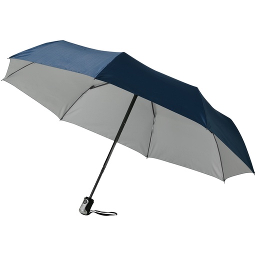 Automatyczny parasol składany 21,5" Alex 109016 - Granatowo-srebrny