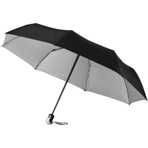 Automatyczny parasol składany 21,5" Alex 109016 - Czarno-srebrny