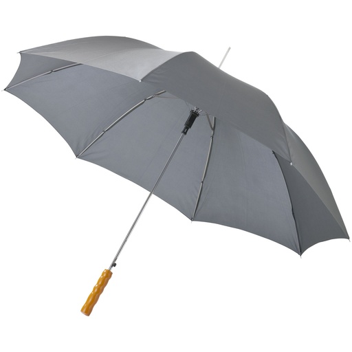 Parasol automatyczny Lisa 23'' z drewnianą rączką 109017 - Szary