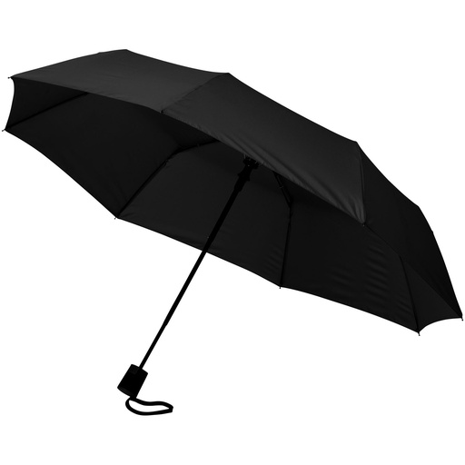 Automatyczny parasol składany Wali 21" 109077 - Czarny