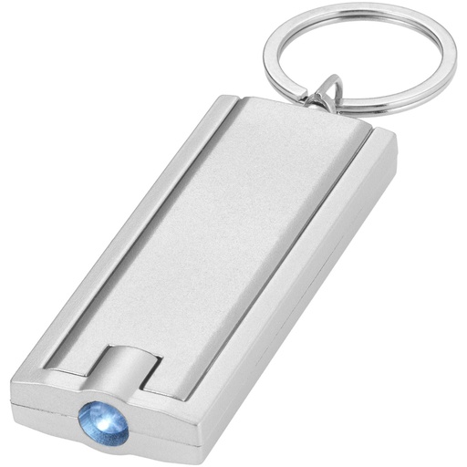 Brelok z latarką Castor 118012 - Srebrny