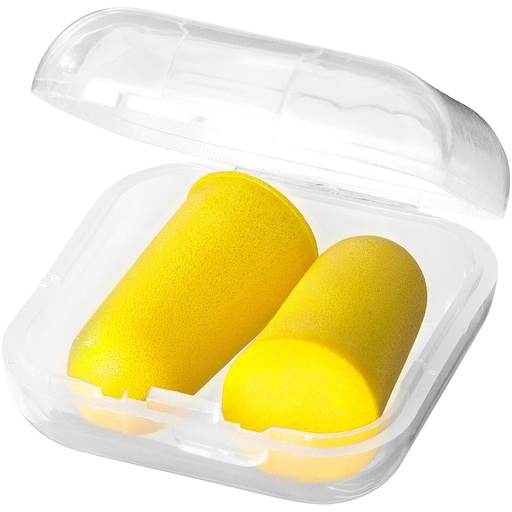 Zatyczki do uszu Traveler w etui 119893 - Żółty