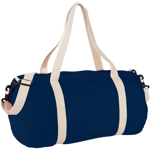 Bawełniana torba sportowa Barrel 120195 - Granatowy