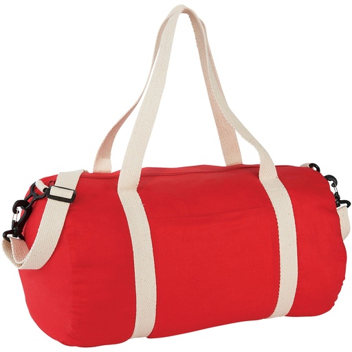 Bawełniana torba sportowa Barrel 120195 - Czerwony