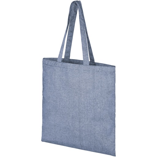 Torba na zakupy z recyklingu o gramaturze 210 g/m² Pheebs 120521 - Melanż niebieski