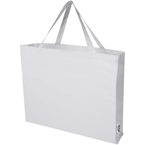 Odessa torba na zakupy z bawełny z recyklingu z certyfikatem GRS 220 g/m² 40L 120734 - Biały