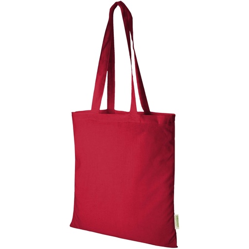 Odisha organiczna torba na zakupy z certyfikatem OCS o gramaturze 140 g/m², 7 l 120780 - Czerwony