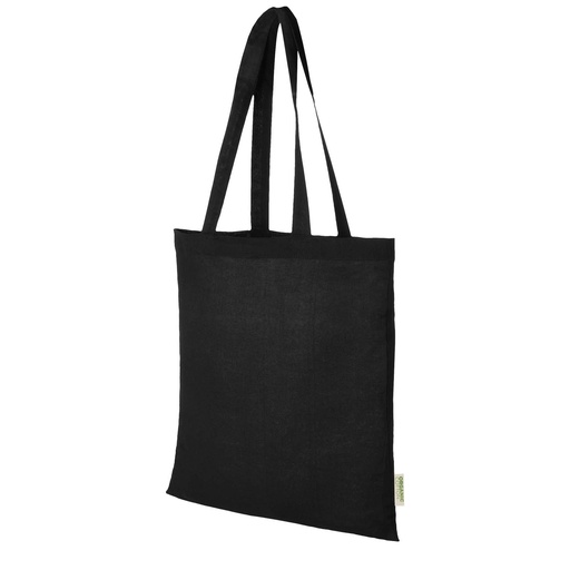 Odisha organiczna torba na zakupy z certyfikatem OCS o gramaturze 140 g/m², 7 l 120780 - Czarny