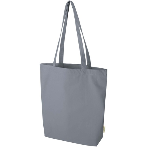 Odisha organiczna torba na zakupy z certyfikatem OCS o gramaturze 270 g/m², 10 l 120786 - Szary