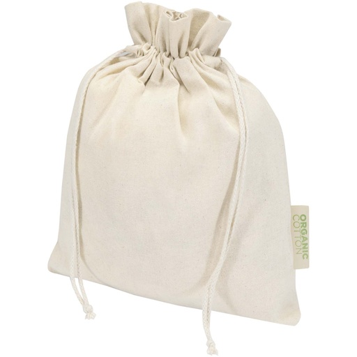Odisha organiczna torba prezentowa z certyfikatem OCS o gramaturze 140 g/m² — 30 x 25 cm 120797 - Naturalny
