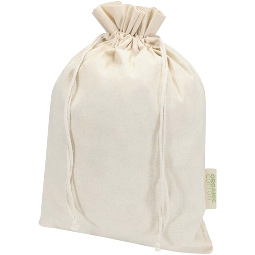 Odisha organiczna torba prezentowa z certyfikatem OCS o gramaturze 140 g/m² — 42 x 30 cm 120798 - Naturalny