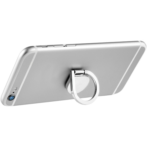 Aluminiowy uchwyt na telefon Cell 123945 - Srebrny