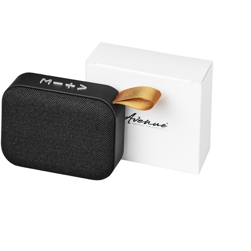 Materiałowy głośnik Bluetooth® Fashion 124133 - Czarny
