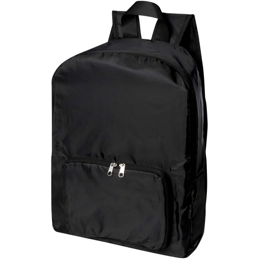 Składany plecak EcoFold z materiału RPET, o pojemności 15 l 130090 - Czarny