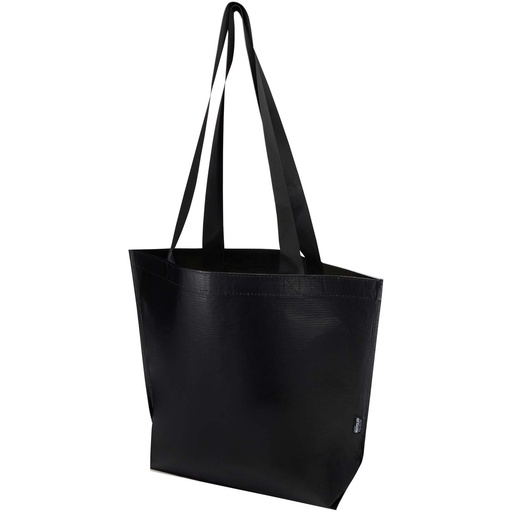 Duo torba na zakupy z certyfikatem GRS z recyklingu, podwójnie laminowana, 18 l 130112 - Czarny