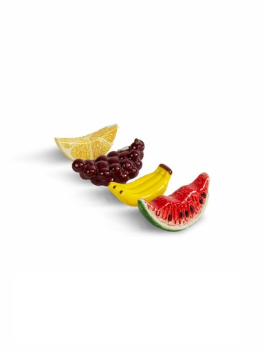 FRUITS UCHWYTY NA PAŁECZKI 4-SZT. – MULTICOLOR