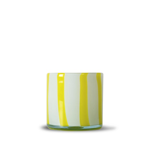 Świecznik Calore Curve – Żółty - Yellow