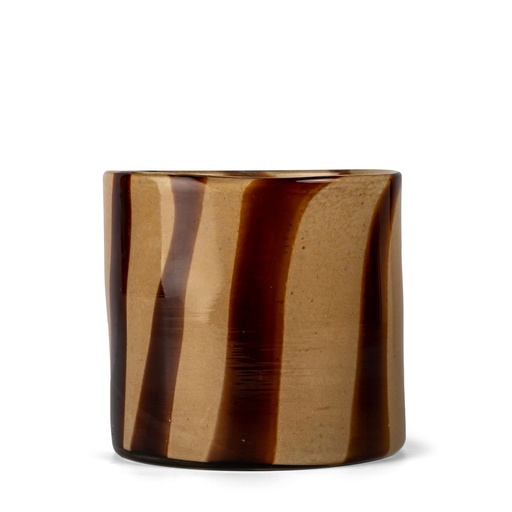 Świecznik/Wazon Calore Curve 5280600222 - Brown