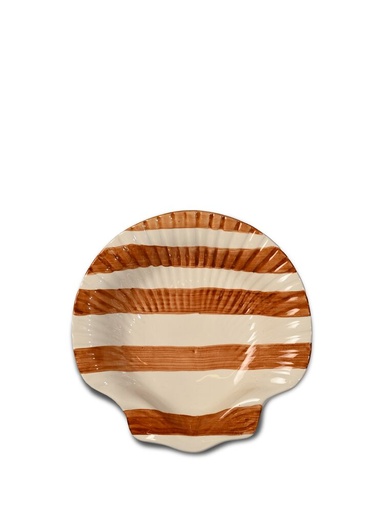 Talerz AROMA Stripe 5211200144 - Brown