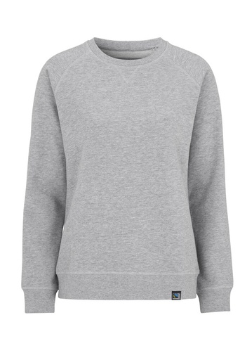 F. TERRY CREW NECK WOMAN – GREY MELANGE