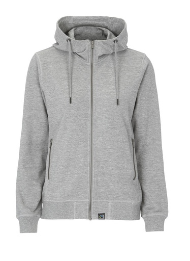 F. TERRY FZ HOOD WOMAN – GREY MELANGE