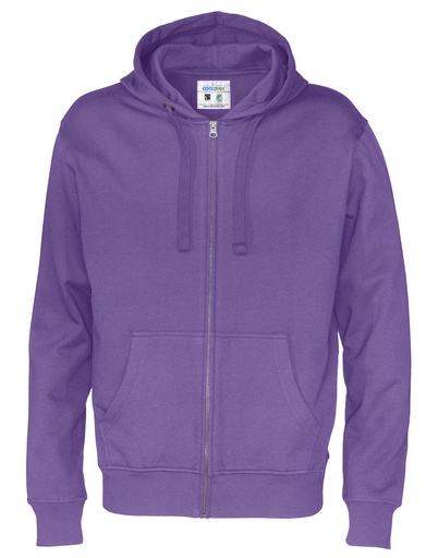 FULL ZIP HOOD – PURPLE