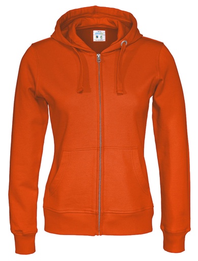 FULL ZIP HOOD WOMAN – ORANGE