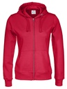 FULL ZIP HOOD WOMAN – RED