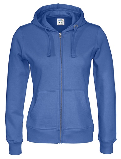 FULL ZIP HOOD WOMAN – ROYAL BLUE
