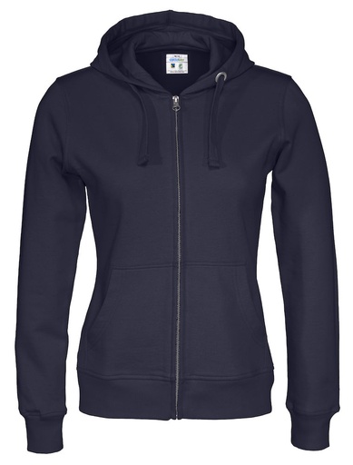 FULL ZIP HOOD WOMAN – NAVY
