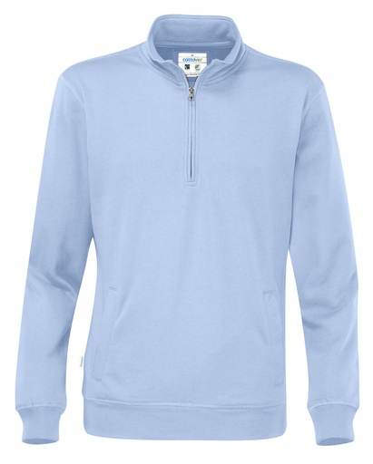 HALF ZIP UNISEX – SKY BLUE