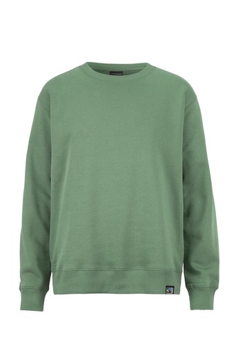 KEY CREW NECK – DUSTY GREEN