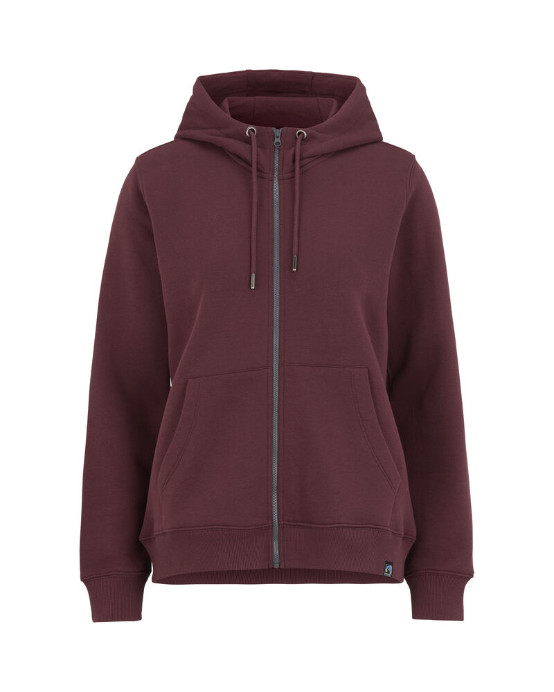 KEY FZ HOOD WOMAN – BURGUNDY